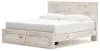 Ashley Furniture B2310B11 Ashley Furniture B2310B11 Lawroy - King Panel Bed With Storage Footboard - Light Natural