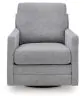 Ashley Furniture A3000737 Ashley Furniture A3000737 Freybourne Next-Gen Nuvella - Swivel Accent Chair - Pewter