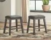 Ashley Furniture D388/13/024(4) Ashley Furniture D388/13/024(4) Caitbrook - 5 Pc. - Counter Table, 4 Upholstered Stools - Gray
