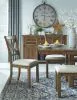 Ashley Furniture D631/45/01(4) Moriville - 5 Pc. - Extension Table, 4 Side Chairs - Dark Gray