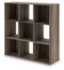 Ashley Furniture EA1104-3X3 Ashley Furniture EA1104-3X3 Shallifer - Nine Cube Organizer - Brown