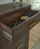 Ashley Furniture PCB843-46 Radkin - Five Drawer Chest - Burnished Brown
