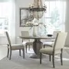 Liberty Furniture 944-CD-5PDS Westfield - 5 Piece Pedestal Table Set (Upholstered Side Chairs) - Havana Brown