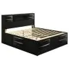 CoasterEssence 202701KE-S4 Briana - 4 Piece Eastern King Bedroom Set - Black