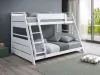 Coaster Fine Furniture 460593WHT Holden - Wood Veneer Twin Over Full Bunk Bed - White