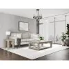 Riverside Furniture 91903 Wilde - Rectangular Glass Top Coffee Table - Light Brown