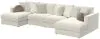 Jackson Furniture Industries 2235/75/31/76-16 Jackson Furniture Industries 2235/75/31/76-16 Ritzy - 4 Piece Modular Double Chaise Sectional - Bone