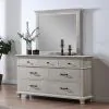 New Classic 00-B3941-DM New Classic 00-B3941-DM Silver Sands - Dresser & Mirror - Gray
