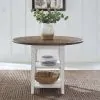 Liberty Furniture 741-T4242 Al Fresco - Drop Leaf Table - Graphite & Whitestone