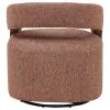 Coaster Fine Furniture 907539 Westhill - Boucle Upholstered Swivel Accent Chair - Berry