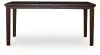 Ashley Furniture D596-32 Ashley Furniture D596-32 Haddigan - Dining Room Counter Height Butterfly Extension Table - Dark Brown