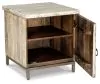 Ashley Furniture A4000506 Laddford - Accent Cabinet - Shelf - Whitewash