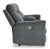 Ashley Furniture 3320296 Barnsana - Dbl Power Reclining Loveseat with Console - Gravel