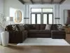 Ashley Furniture 98104S3 Ashley Furniture 98104S3 Midnight-Madness - 4-Piece Sectional With RAF Corner Chaise - Chocolate