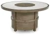 Ashley Furniture P701-776 Rainier Ranch - Round Fire Pit Table - Beige