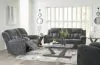 Ashley Furniture 37406/88/94/25 Ashley Furniture 37406/88/94/25 Frohn - 3 Pc. - Reclining Sofa, Reclining Loveseat With Console, Rocker Recliner - Graphite
