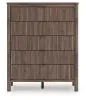 Ashley Furniture PCB2614-46 Pamytta - Five Drawer Wide Chest - Brown