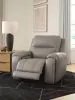 Ashley Furniture PCU1370013A Real Moments - Power Recliner With Audio Seating - Ash