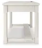 Ashley Furniture H742/34/01A/70 Robbinsdale - 3 Pc. - Home Office Desk, Home Office Desk Chair, Bookcase - Antique White