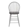 Liberty Furniture 139WH-B100024 Liberty Furniture 139WH-B100024 Farmhouse - Windsor Back Counter Chair - Two Tone White / Wood Tone