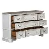 Liberty Furniture 244-BR34 Magnolia Manor - 9 Drawer Dresser - Antique White
