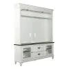 Liberty Furniture 417-ENT-ENC Liberty Furniture 417-ENT-ENC Allyson Park - Entertainment Center - Wirebrushed White / Charcoal