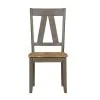 Liberty Furniture 62-C2500S Lindsey Farm - Splat Back Side Chair - Gray & Sandstone
