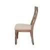 Riverside Furniture 21358 Aberdeen - X - Back Upholstered Side Chair (Set of 2) - Weathered Driftwood