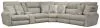 Jackson Furniture Industries 26/14/15/16/17/18/19-46 McPherson - 6 Piece Reclining Sectional With 3 Lay-Flat Reclining Seats And Storage Console - Buff