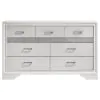 CoasterEveryday 205111KE-S5 Miranda - 5 Piece King Bedroom Set - White