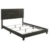 CoasterEveryday 305746F Mapes - Upholstered Full Panel Bed - Charcoal