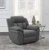 CoasterEssence 609543P Bahrain - Upholstered Power Glider Recliner - Charcoal