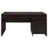 CoasterEveryday 800982 Halston - 3-Drawer Office Computer Desk - Cappuccino