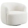 CoasterElevations 905726 Hudson - Faux Sheepskin Upholstered Swivel Chair - Natural