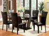 Furniture of America CM3710WH-SC-2PK Manhattan - Side Chair (Set of 2) - Dark Cherry / White