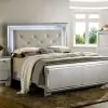 Furniture of America CM7979SV-Q-BED Bellanova - Queen Bed - Silver