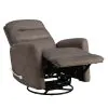 New Classic U2518-14-FBR New Classic U2518-14-FBR Takami - Swivel Recliner - Chocolate Poly