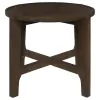 Coaster Fine Furniture 708288-S2 Cota - 2 Piece Solid Wood Coffee And End Table Set - Dark Brown