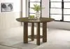 Coaster Fine Furniture 193660 Ottowa - Round Wood Dining Table With Shelf - Brown