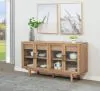 Coaster Fine Furniture 108545NAT Middleton - 4-Door Sideboard Server With Dual Drawers - Natural
