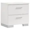 Coaster Fine Furniture 203511F-S4 Felicity - 4 Piece Full Bedroom Set - White High Gloss