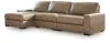 Benchcraft® 76106S5 Benchcraft® 76106S5 Veronella - 3-Piece Sectional With LAF Corner Chaise - Sahara