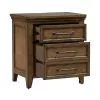 Liberty Furniture 930-BR61 Carolina Park - Nightstand With Charging Station - Amber Brown