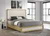 Coaster Fine Furniture 215651QB1 Hyland - Queen Headboard, Footboard & Slats, Box 1 of 2 - Natural And White