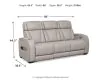 Ashley Furniture U2710515 Boyington - Power Reclining Sofa With Adj Headrest - Gray