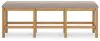 Ashley Furniture D773-09 Havonplane - XL Counter Height Upholstered Dining Bench - Brown