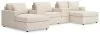 Ashley Furniture 92103S44 Ashley Furniture 92103S44 Modmax - 5-Piece Pit Sectional With Storage Consoles - Oyster