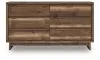 Ashley Furniture PCB3367-231 Chirason - Six Drawer Dresser - Brown