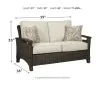 Ashley Furniture P750/838/835/821 Paradise Trail - 3 Pc. - Lounge Set - Medium Brown