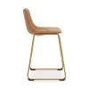 Ashley Furniture PCD373-330 Ciabori - Tall Upholstered Barstool (Set of 2) - Toast / Gold